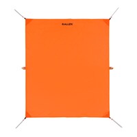 Bâche de chasse tout-terrain Allen, toile étanche ultralégère, orange flamboyant Overhead_Flat