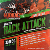 Sabre Roasted Rack Attack Feed Attractant with Probiotics, 8-lb CloseUp