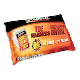 Grabber Big Pack Toe Warmers for Boots/Shoes, 6 Hours of Warmth, Instant Heat, 10-Pair Front_Angled_Right