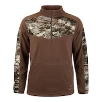 Huntworth 1/4 Zip Pullover, Camoflauge, Large Front_Flat