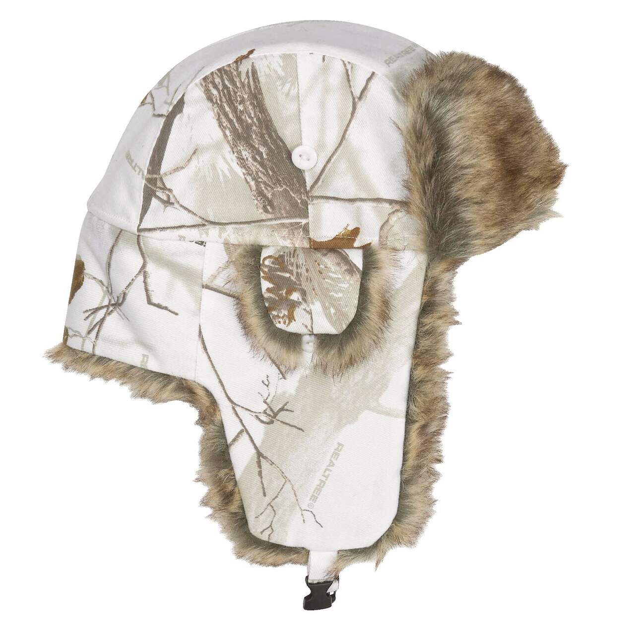 Leather patch trapper hats for hunting and fishing