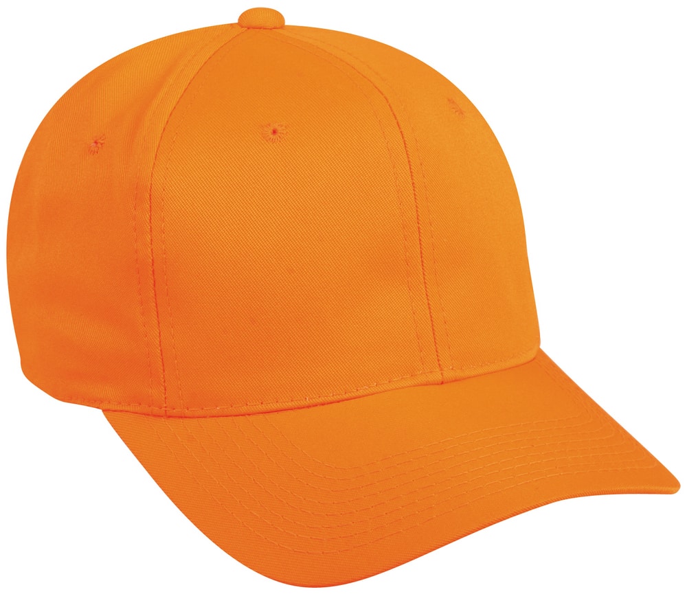 Adjustable Baseball Cap with Back Velcro Closure for Hunting/Hiking, Blaze  Orange