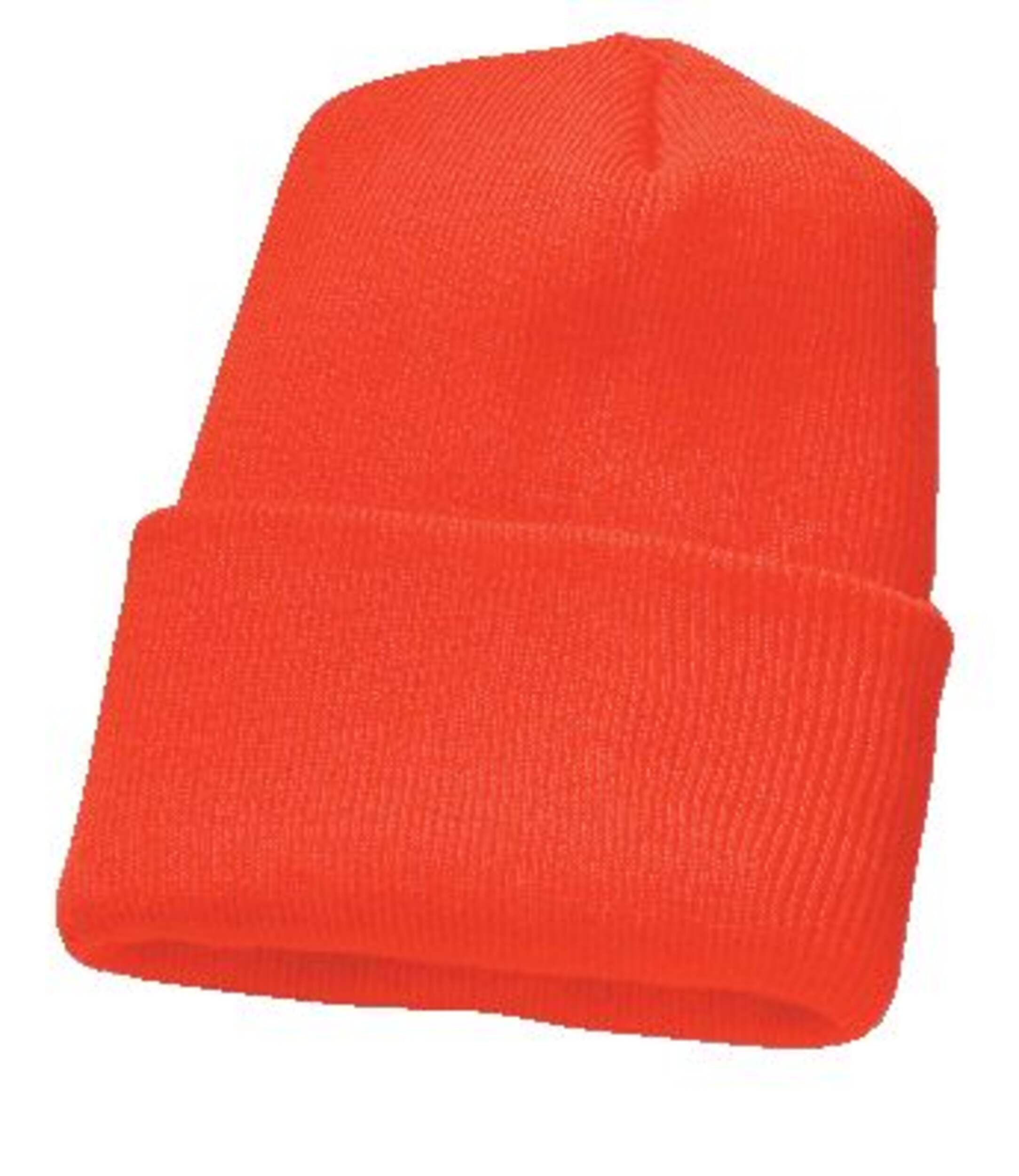 Comfortable Knit Toque with Warm Thinsulate Lining for Hunting/Hiking, Blaze Orange Front_Angled_Left