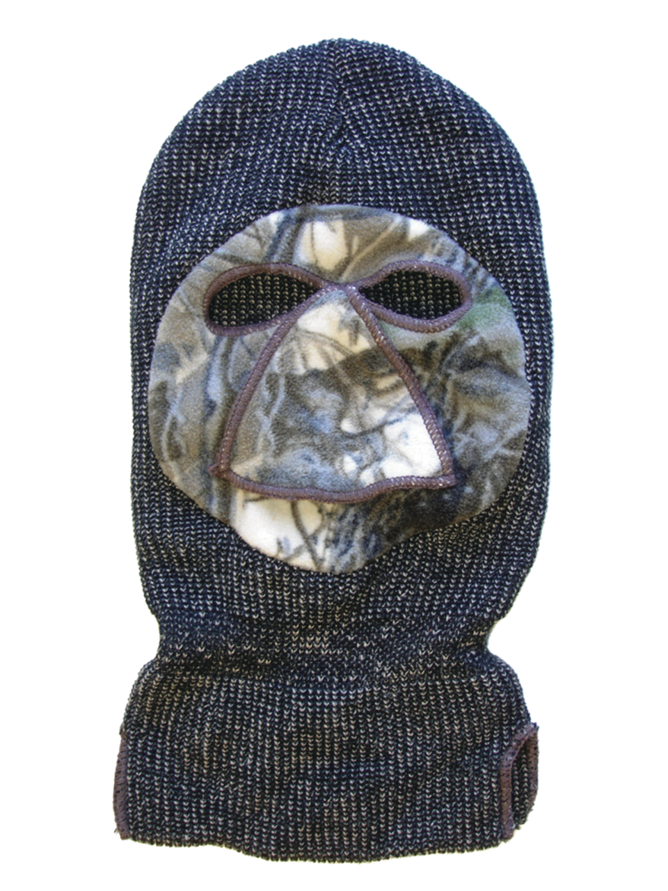 Chapeau cagoule chaud confortable avec masque facial pour la chasse, taille  unique, camouflage/gris