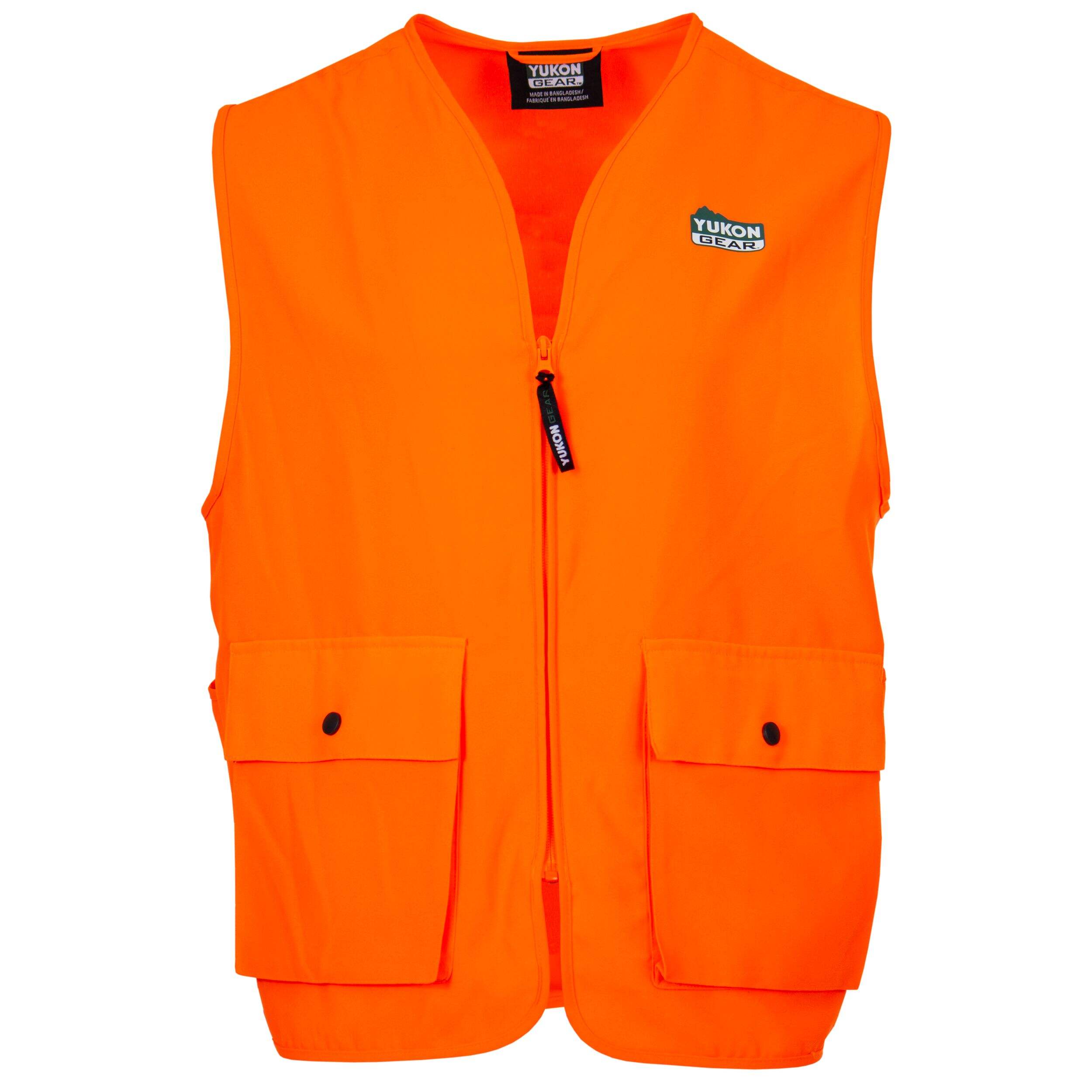 Yukon Gear Deluxe Blaze Orange Vest Canadian Tire