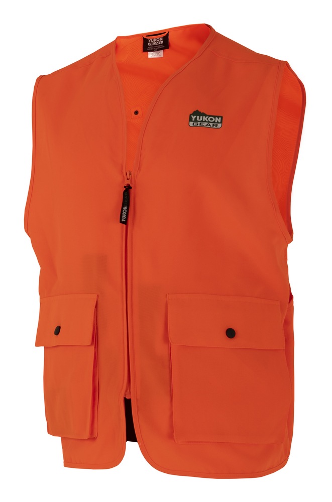 blaze orange hunting vest