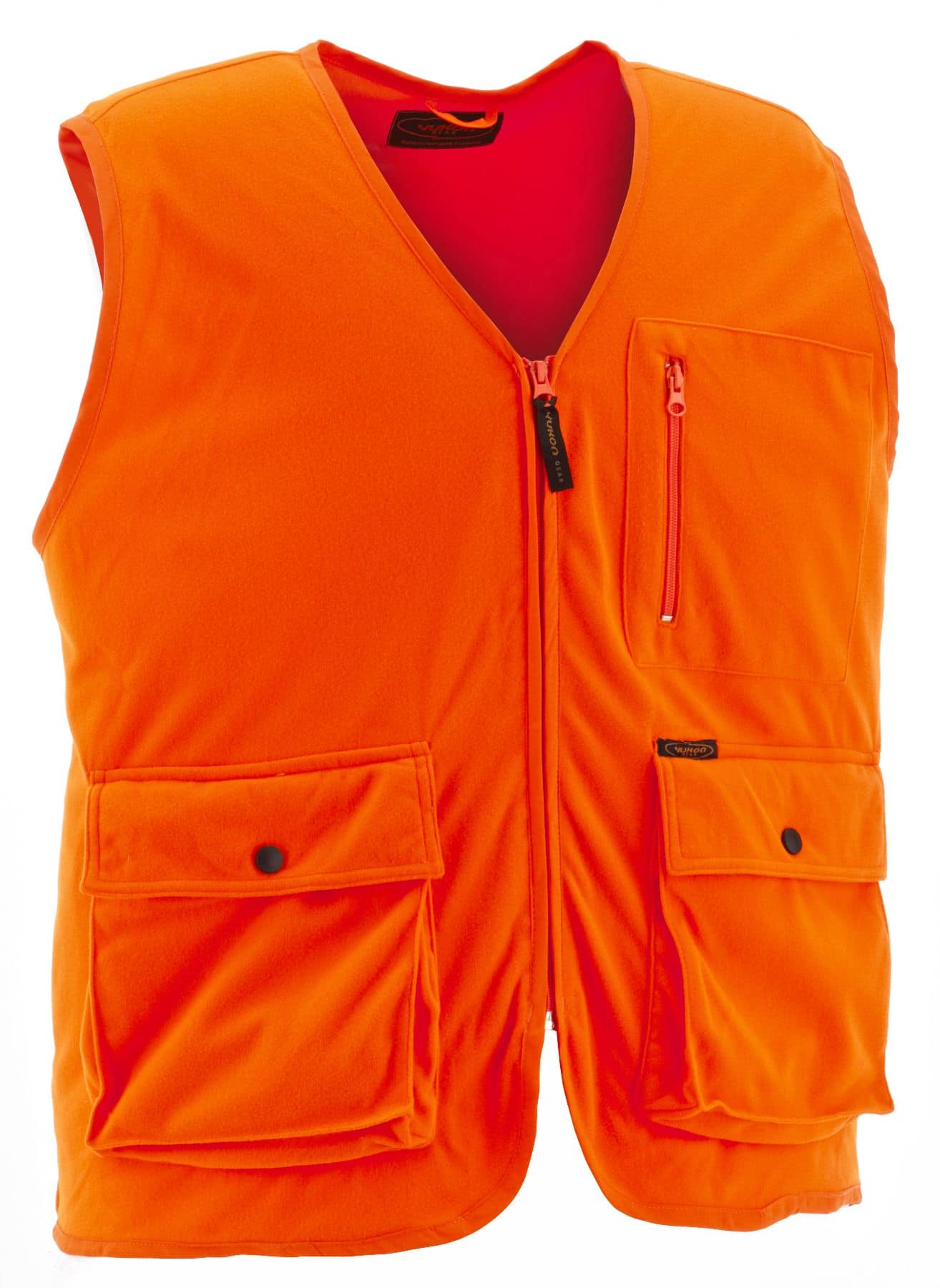 Orange fleece hotsell hunting vest