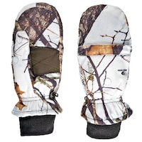 Hot Shot Insulated Touch-Screen Flip Mittens/Gloves for Hunting, Rocky Snow Camo Composite_or_Mixed