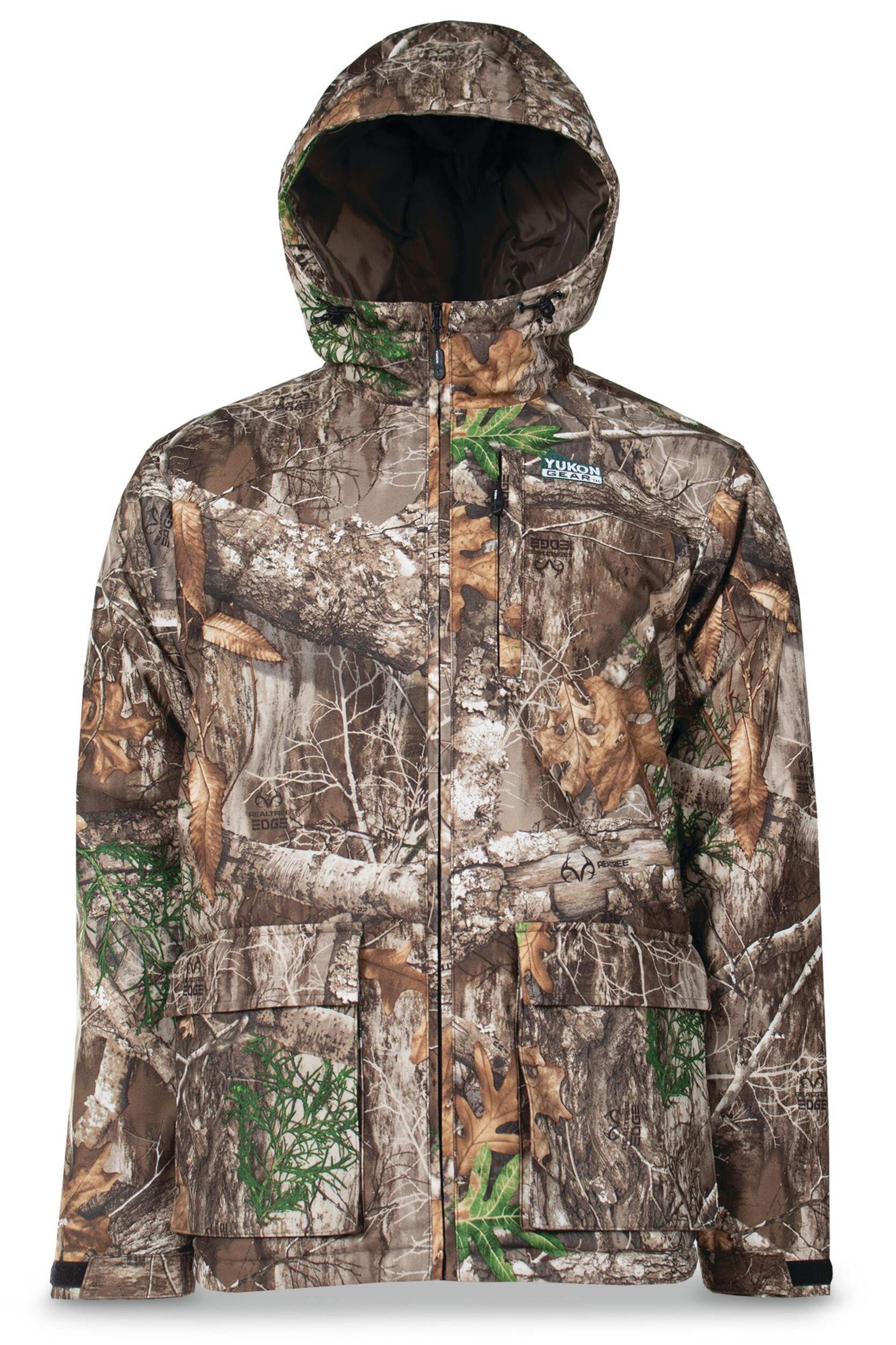 Yukon Gear Men's Insulated Water-Resistant Windproof Hunting Jacket ...