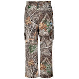 Yukon Gear Men's Insulated Water-Resistant Windproof Hunting Pants with Cargo Pockets, Realtree Edge Front_Flat