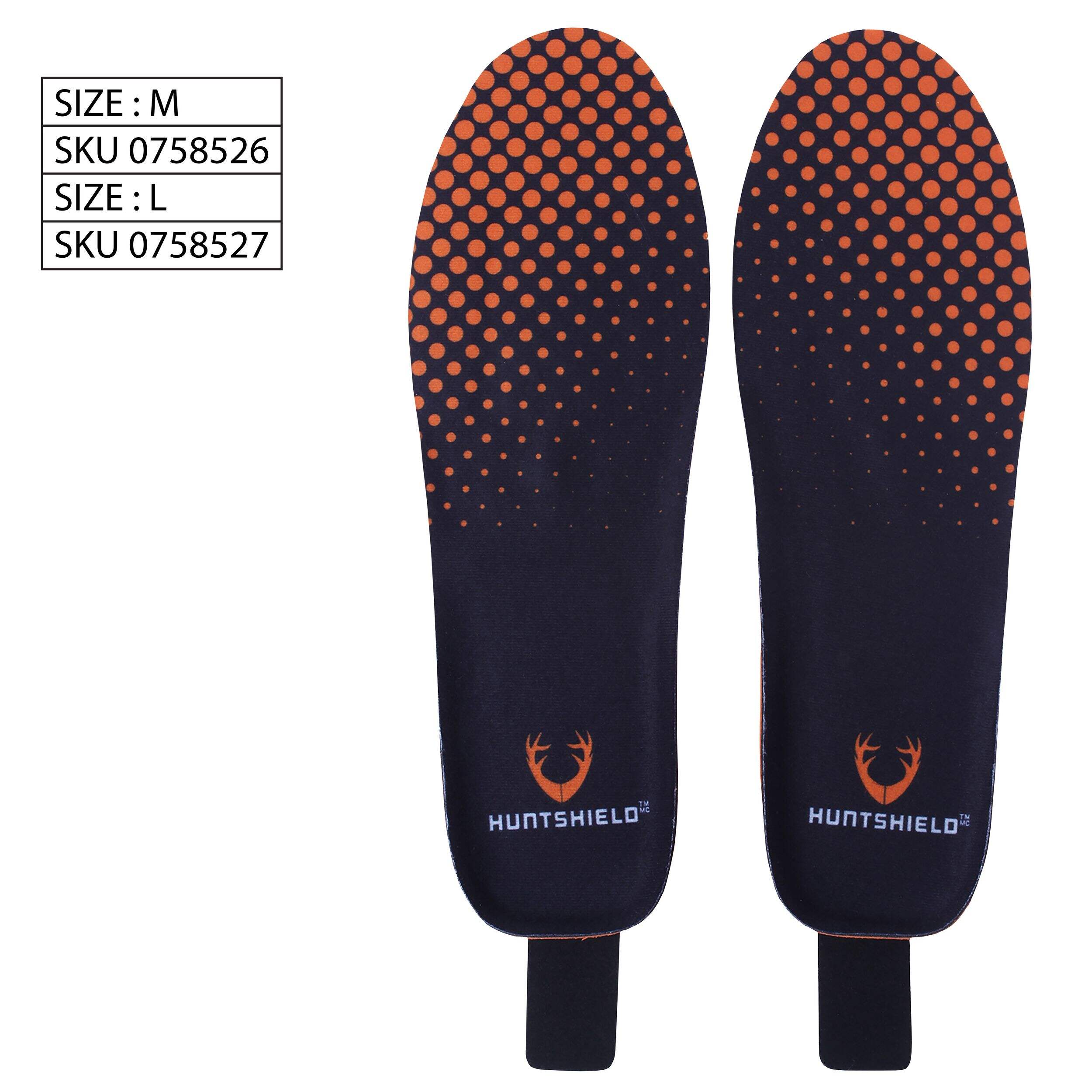 Huntshield Heated Foot Insole, Unisex, Large, 1-Pair Overhead_Flat