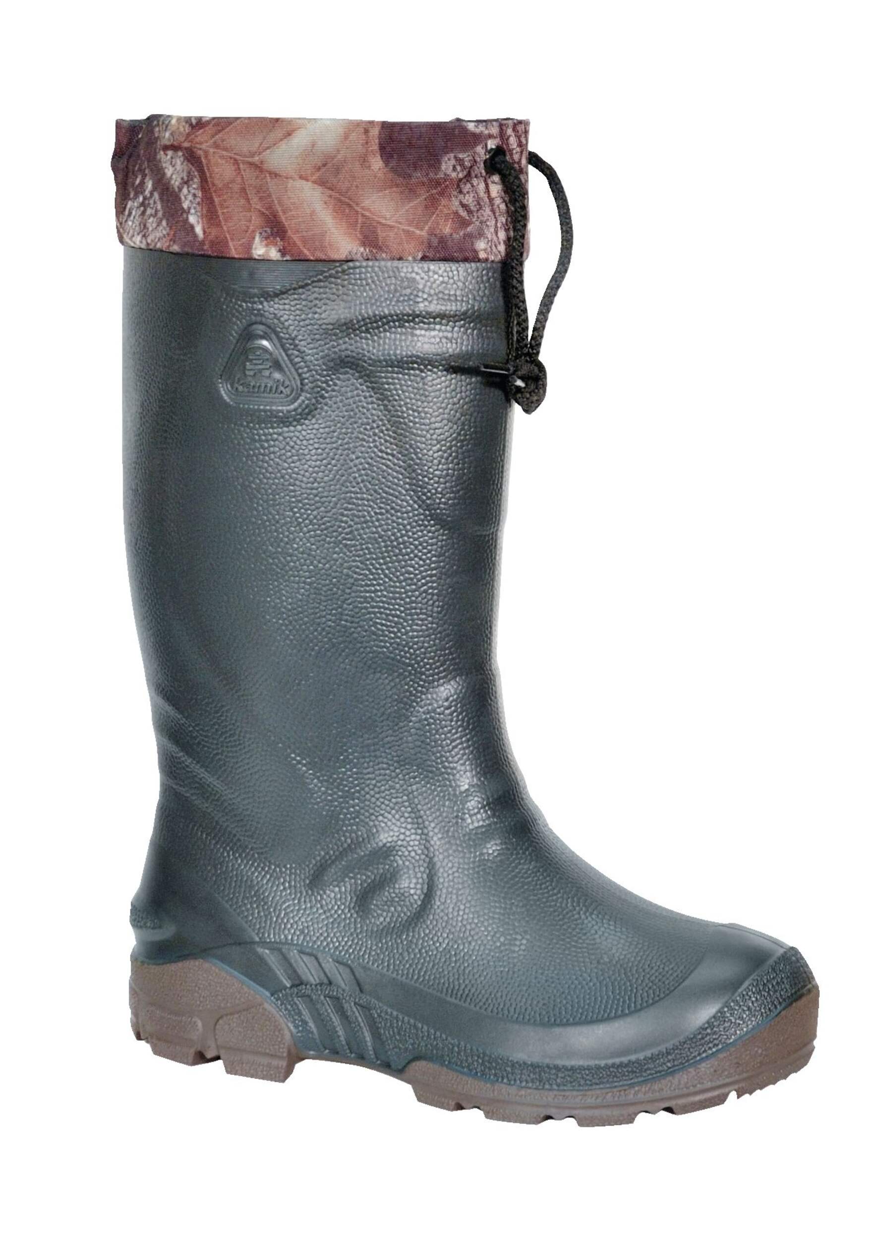 Kamik Men's Icecrush Deluxe WaterProof Canadianmade Hunting Boots with Liner, Black Canadian Tire