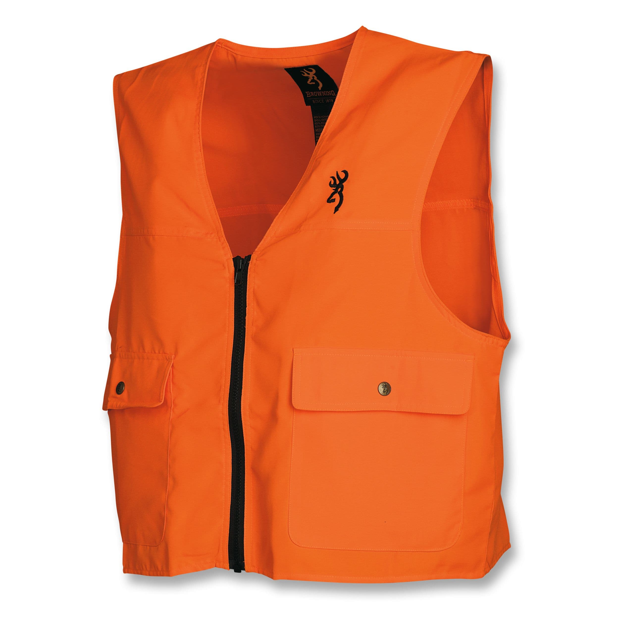 Browning Unisex Safety Blaze High Vis Hunting Vest with Large Flap