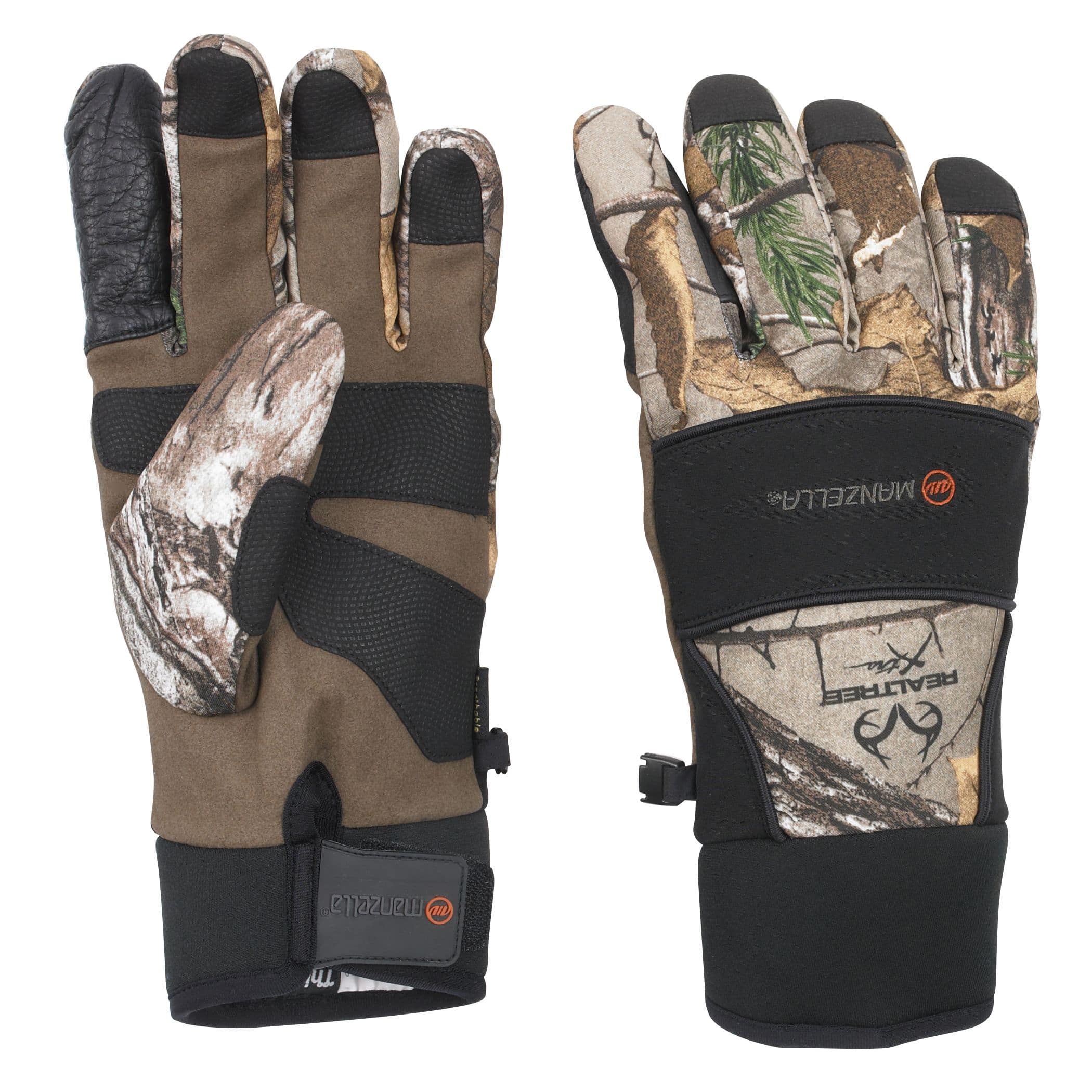 Manzella Pursuit 3.0 WaterProof Hunting Gloves with Fleece Lining, Realtree  Xtra Camo