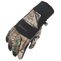 Manzella Pursuit 3.0 WaterProof Hunting Gloves with Fleece Lining, Realtree Xtra Camo Front_Angled_Left