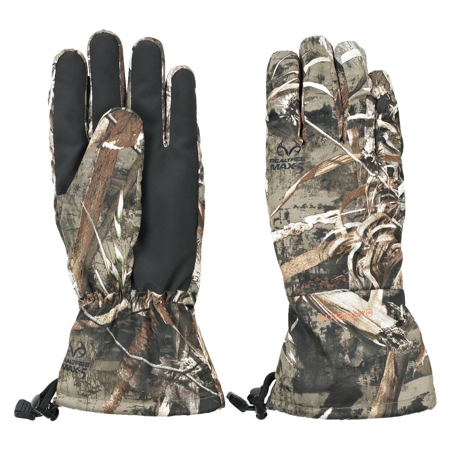 Hot Shot Insulated Touch-Screen Flip Mittens/Gloves for Hunting, Rocky Snow  Camo