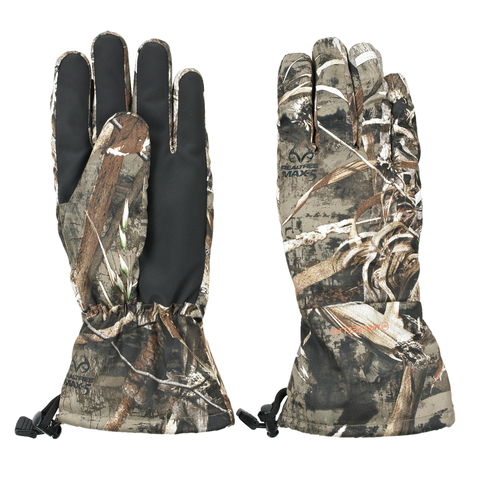 Manzella Waterfowl Midweight WaterProof Hunting Gloves, Lined for