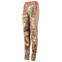Pantalon avec couche de base évacuant l'humidité Huntshield, camouflage Realtree Edge, femmes Front_Angled_Left