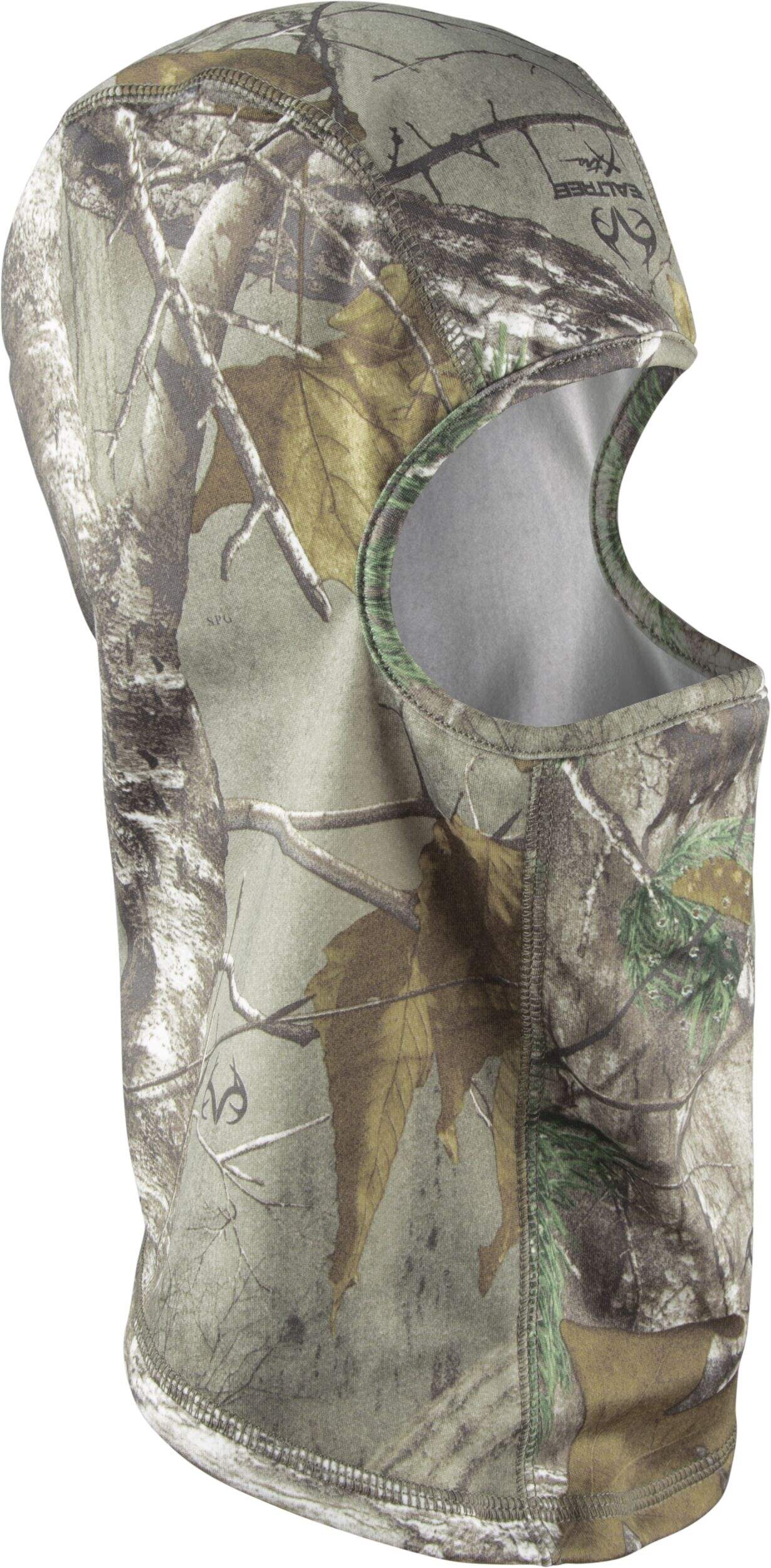 Huntshield Men's Thompson Lightweight Moisture-Wicking Balaclava Hat for Hunting, Realtree Xtra Camo Front_Angled_Right