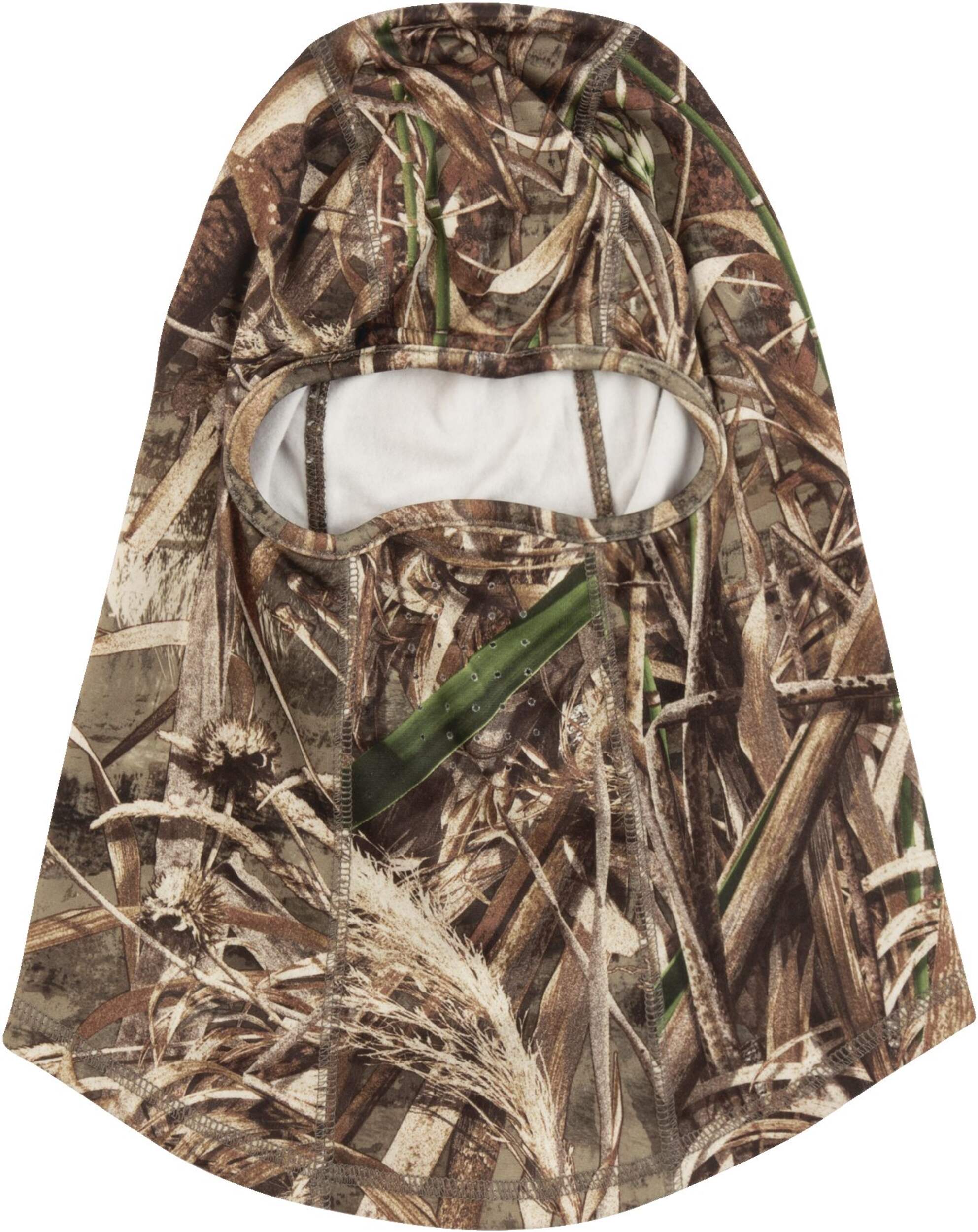 Chapeau cagoule léger évacuant l'humidité Huntshield pour hommes pour la chasse, camouflage Realtree Max5 Front_Flat