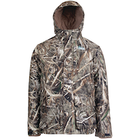 Parka/manteau de chasse imperméable coupe-vent Yukon Gear pour hommes, camouflage Realtree Max 5
