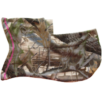 Hot Shot Women's Warm Polar Fleece Hunting Balaclava/Hat, Camo Overhead_Flat