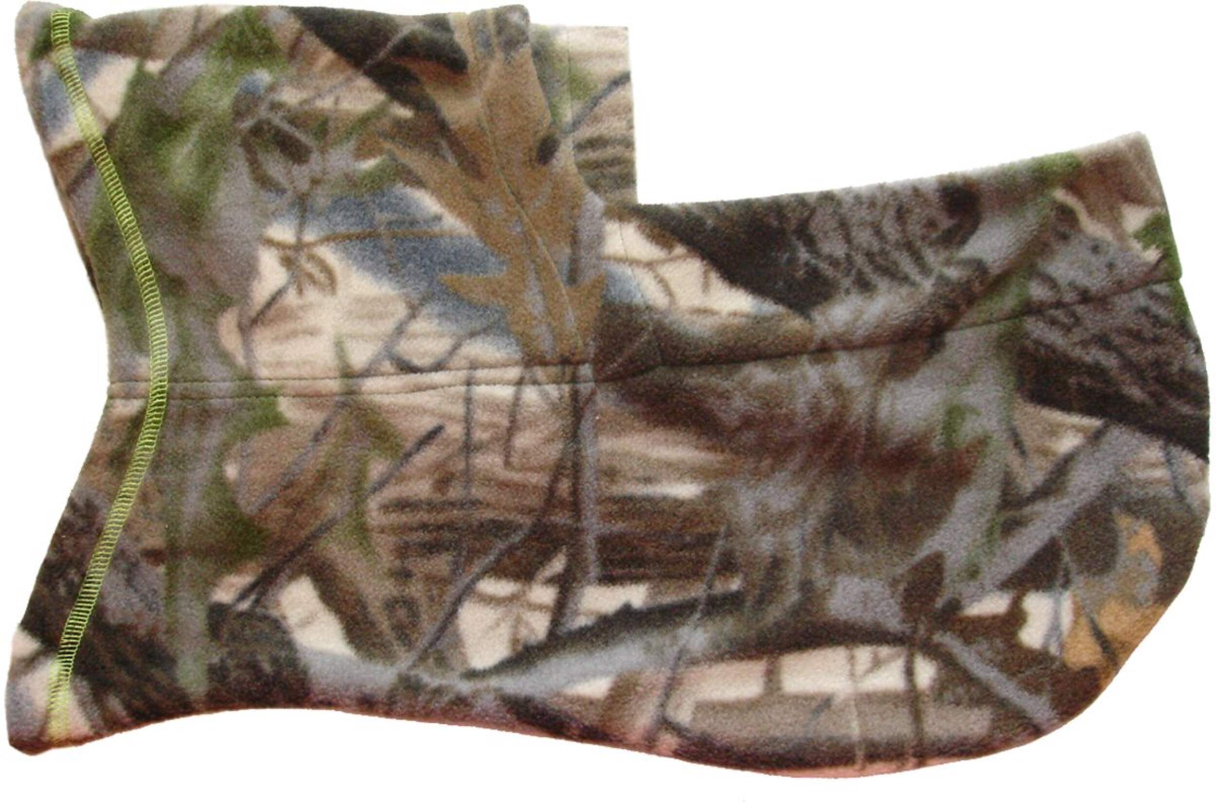 Hot Shot Youth Warm Polar Fleece Hunting Balaclava/Hat, Camo Overhead_Flat