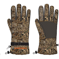 Huntshield Men's Weatherby Waterfowl Hunting Gloves, Insulated Non-Slip Grip, Camo