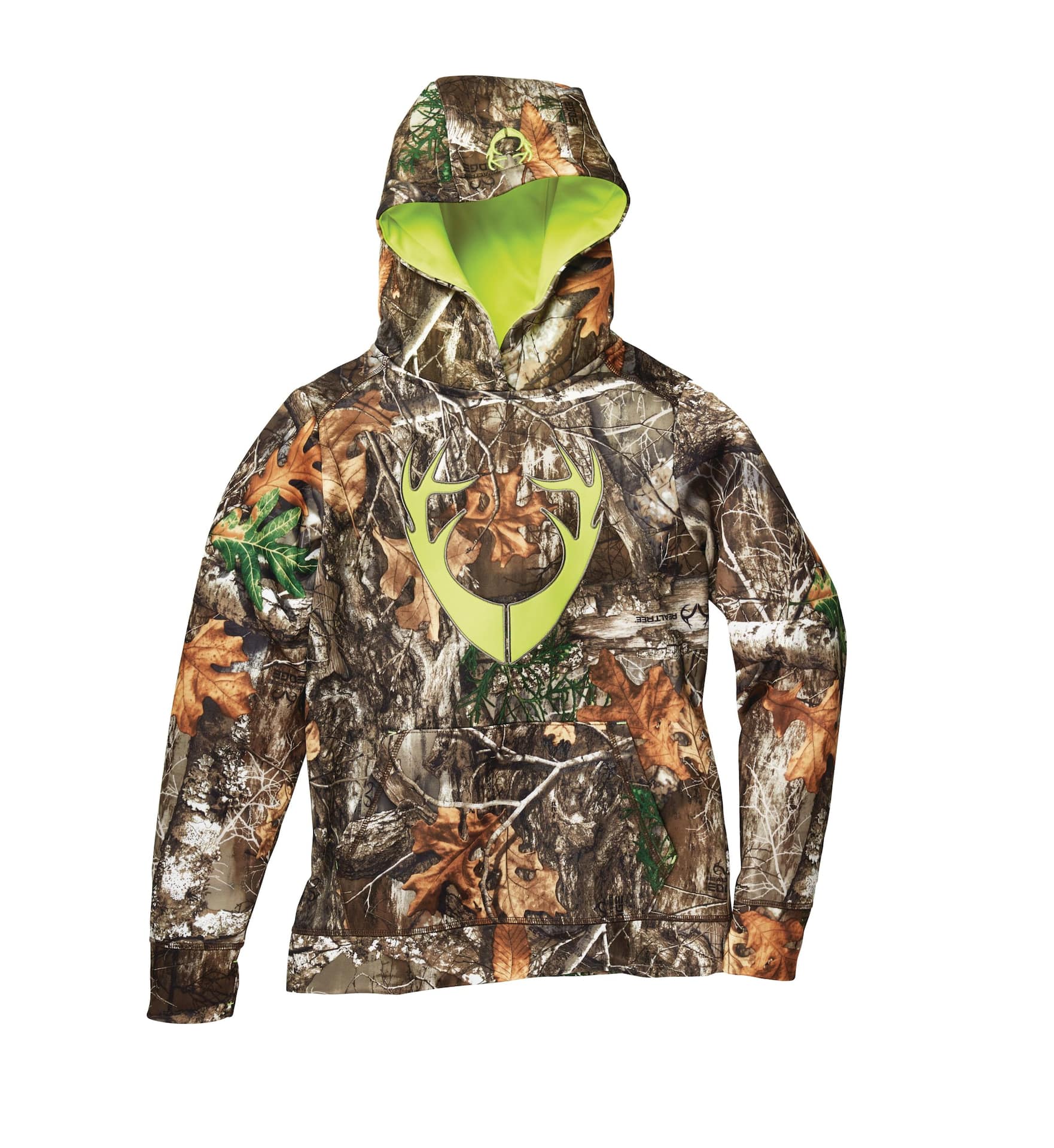 Huntshield Youth Pullover Hoodie with Pockets for Hunting Hiking Camo Green Canadian Tire