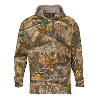 Browning Pullover Cotton Hoodie with Kangaroo Pocket for Hunting/Hiking, Realtree Edge Camo