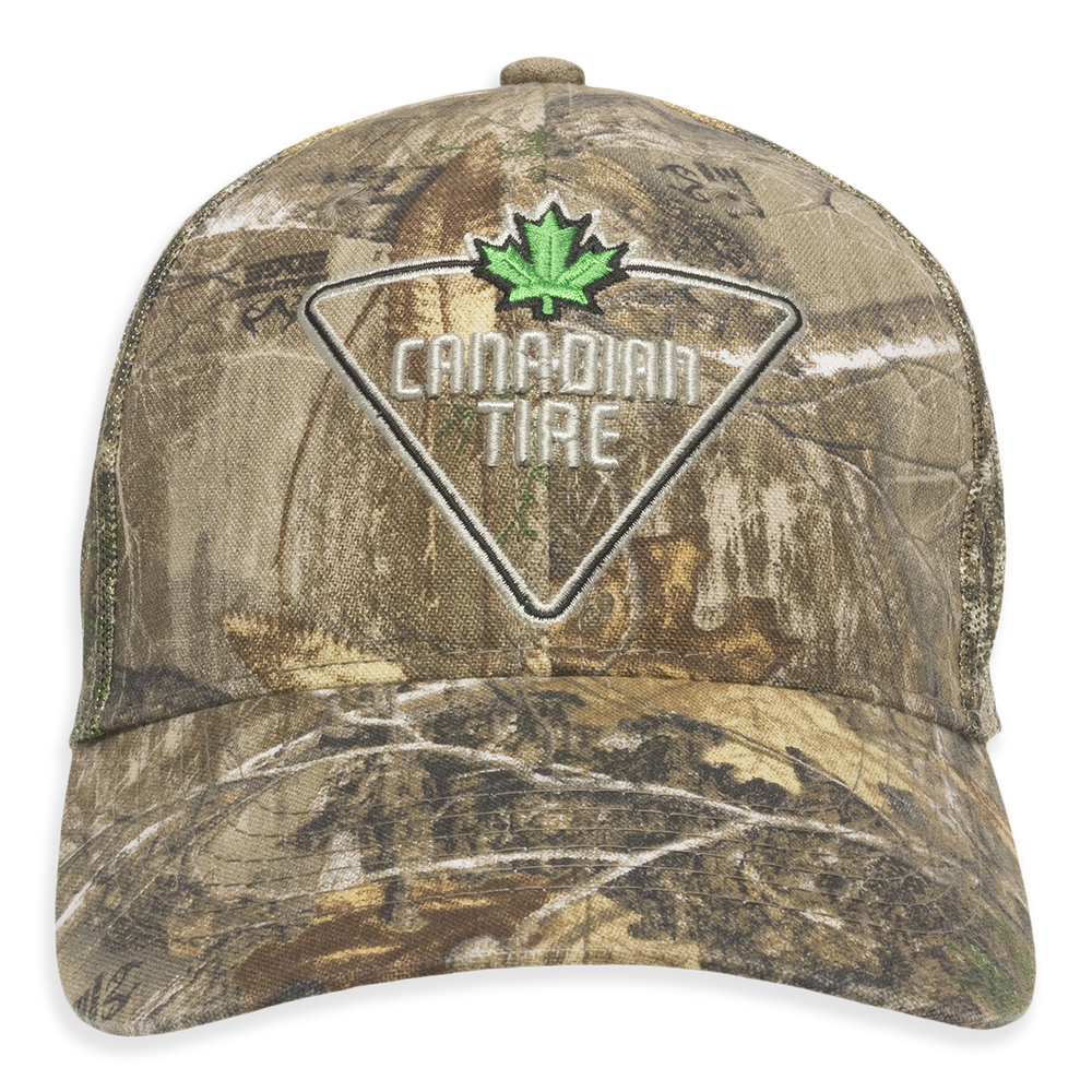 Canadian Tire Hunting Mesh Back Baseball CaP with Adjustable Closure, Realtree Edge Camo