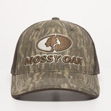 Mossy Oak  New Bottomlands Hunting Mesh Back Baseball CaP, Brown Camo Front_Elevated