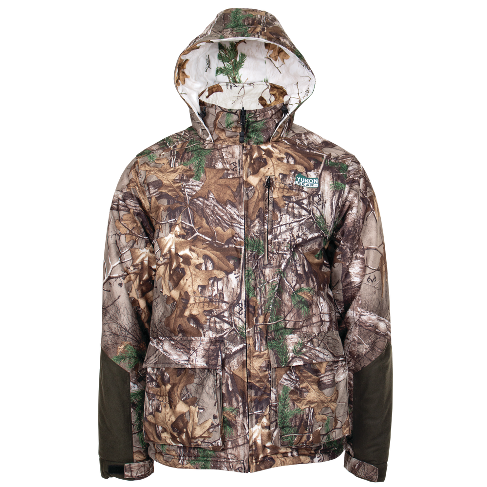 Men's Yukon Gear Realtree Camo Hunting Activity Hoodie Jacket With Scent Factor 