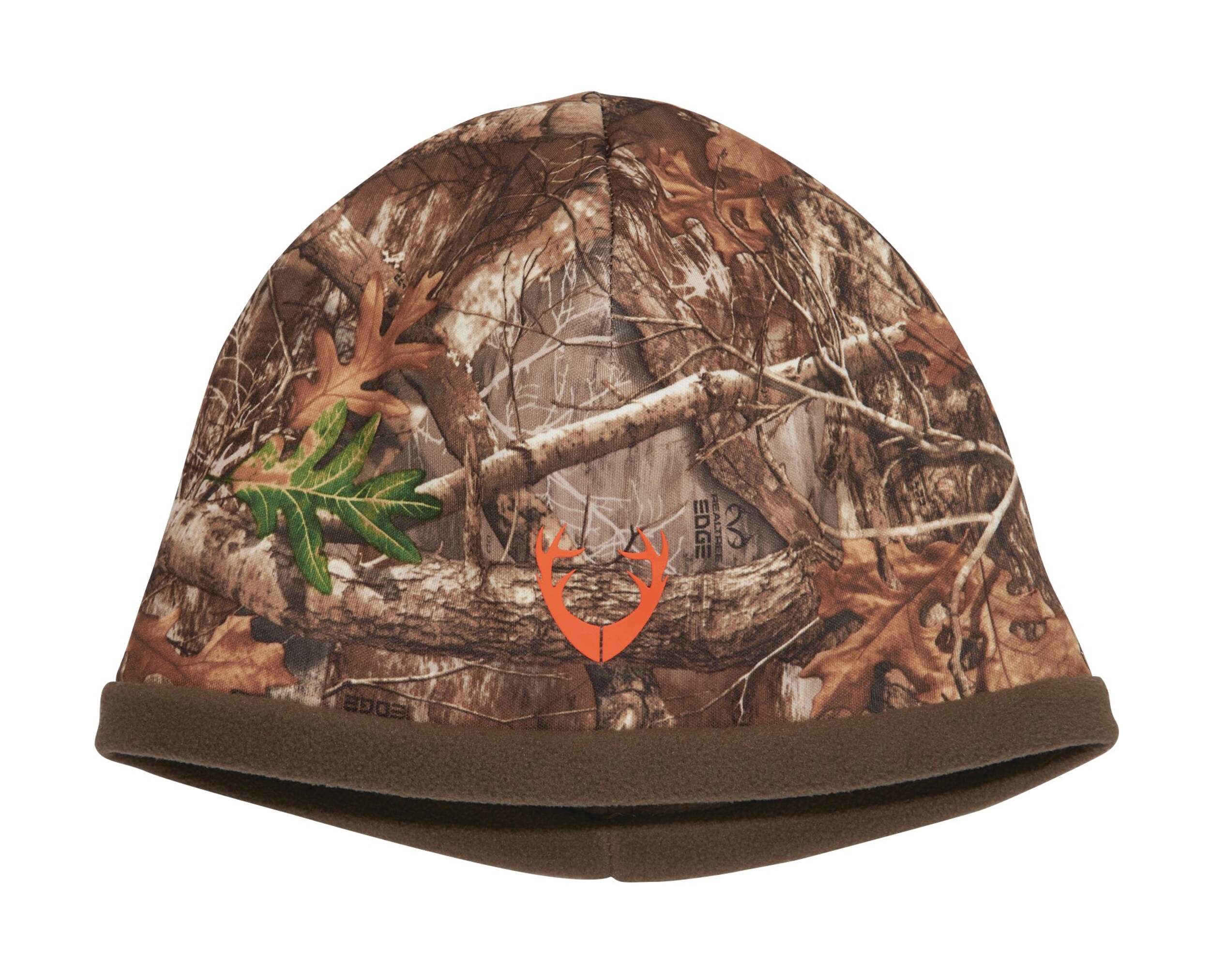 Tuque en molleton extensible épaisse Huntshield pour la chasse et la randonnée, camouflage Realtree Edge Front_Flat