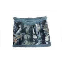 Yukon Gear Men's Fleece Hunting Neck Warmer with Warm Lining, Camo Front_Flat