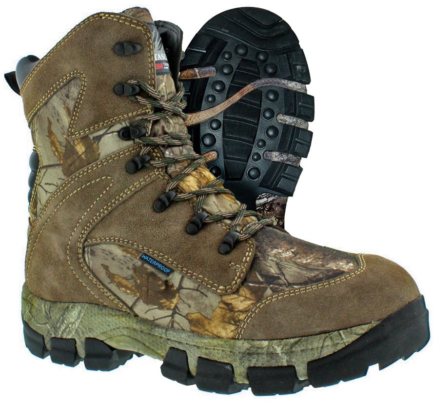 Bottes de chasse imperméables isothermes Itasca wapiti pour hommes avec  semelle extérieure durable, brun/camouflage