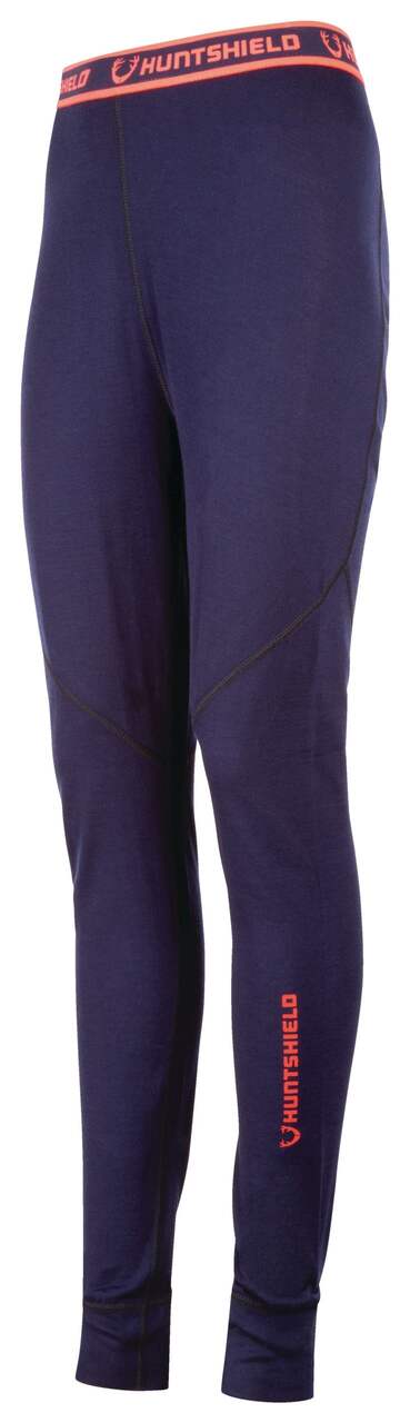 Huntshield Women's Merino Base Layer Moisture-Wicking Pants for  Hunting/Fishing, Navy