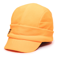 Yukon Gear Peaked Fleece Hunting Toque/Hat with Cuff and Visor, Blaze Orange