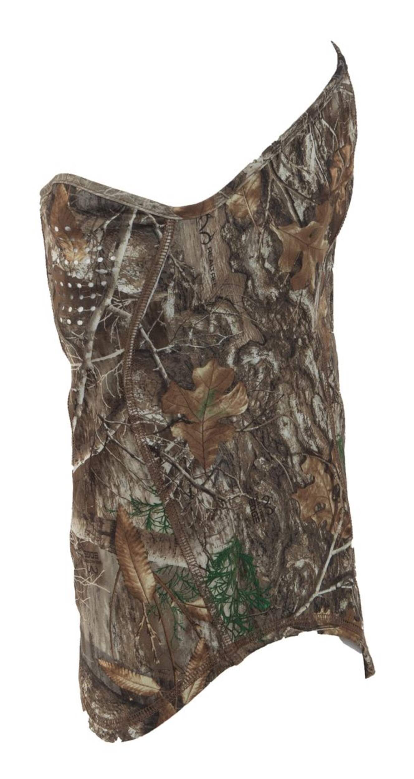 Yukon Gear Lightweight, Breathable Hunting 1/2 Facemask, Mossy Oak Camo Front_Angled_Left