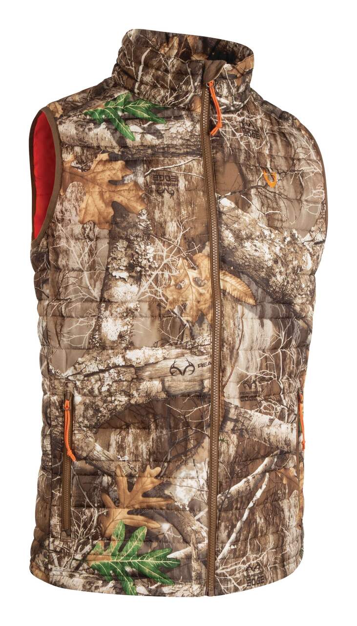 Huntshield Men's Stevie Packable Puffy Hunting Full-ZiP Vest with