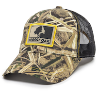 Mossy Oak Hunting Baseball CaP with Adjustable Closure, Mossy Oak Shadowgrass Blades Front_Angled_Left