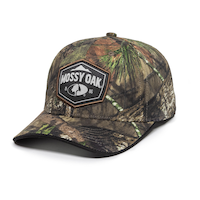 Mossy Oak Hunting Baseball Cap with Adjustable Closure, Mossy Oak Camo Front_Angled_Left