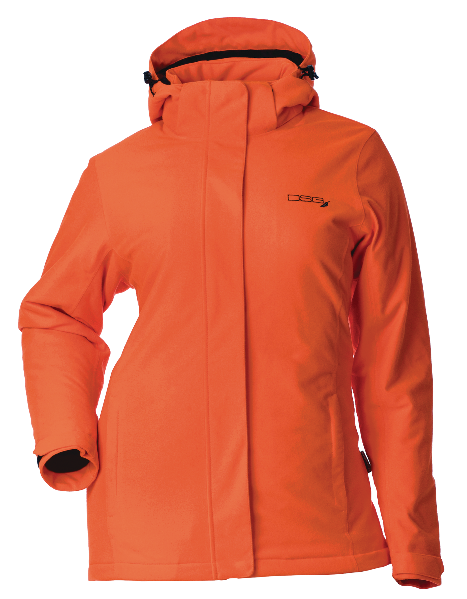 DSG Women's Wind-Resistant, Water-Resistant Hooded Hunting Parka/Jacket,  Blaze Orange