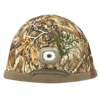 Hot Shot Men's Warm Fleece Hunting Toque with Rechargeable Light, Camo Front_Flat