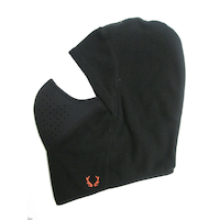 Yukon Gear HG Warm Fleece Balaclava/Hat with Facemask for Full Face Protection, Black Side_Left