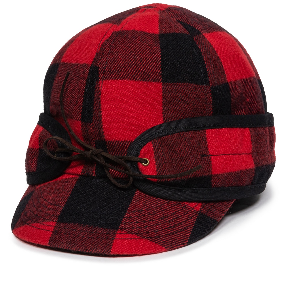 Red Hunting Hat With Ear Flaps
