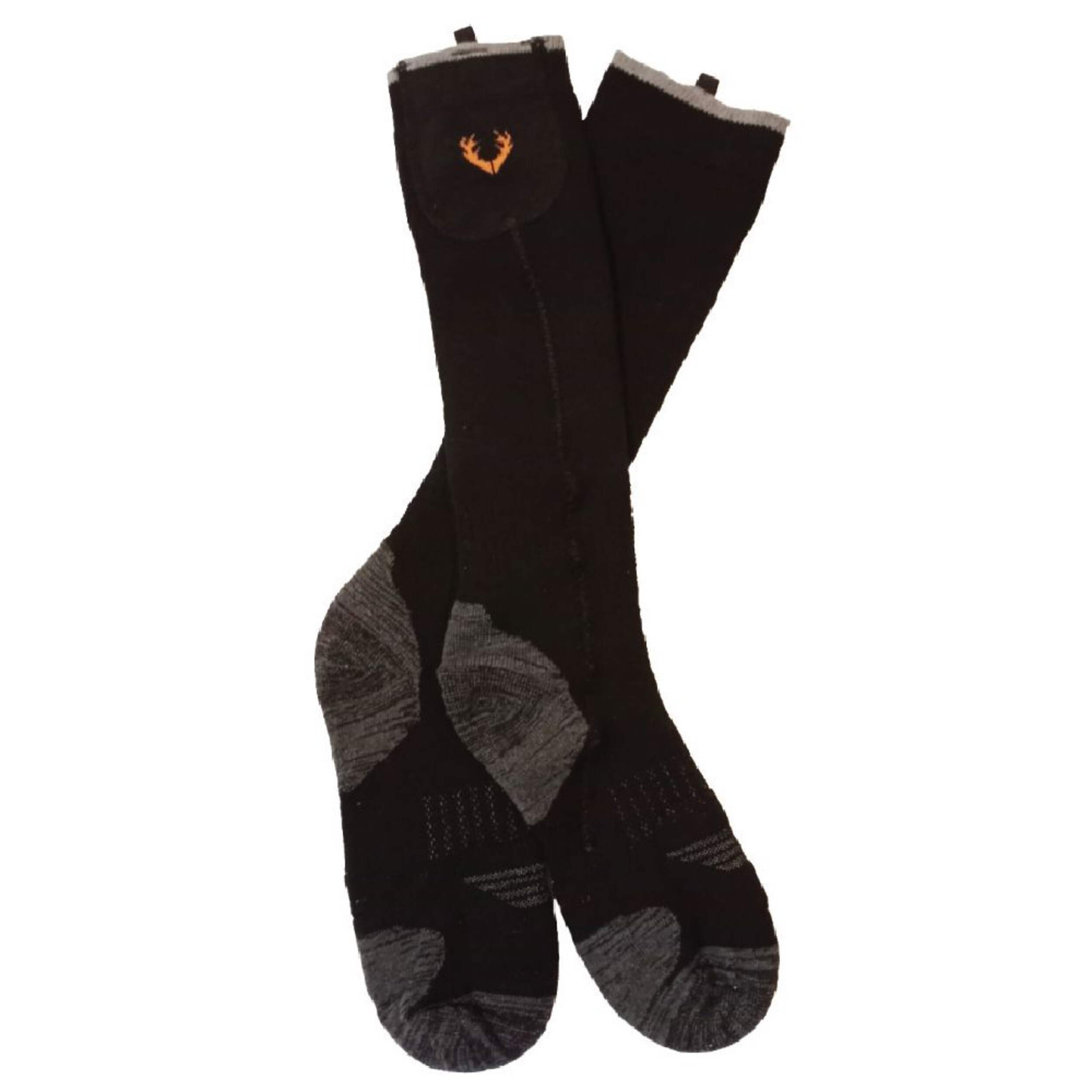Huntshield Men's Heated Breathable Wool-Blend Socks for Hunting/CamPing ...