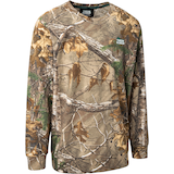 Yukon Gear Men's Pointer Long Sleeve Cotton Stretch Pullover Hunting Shirt, Camo Front_Angled_Right