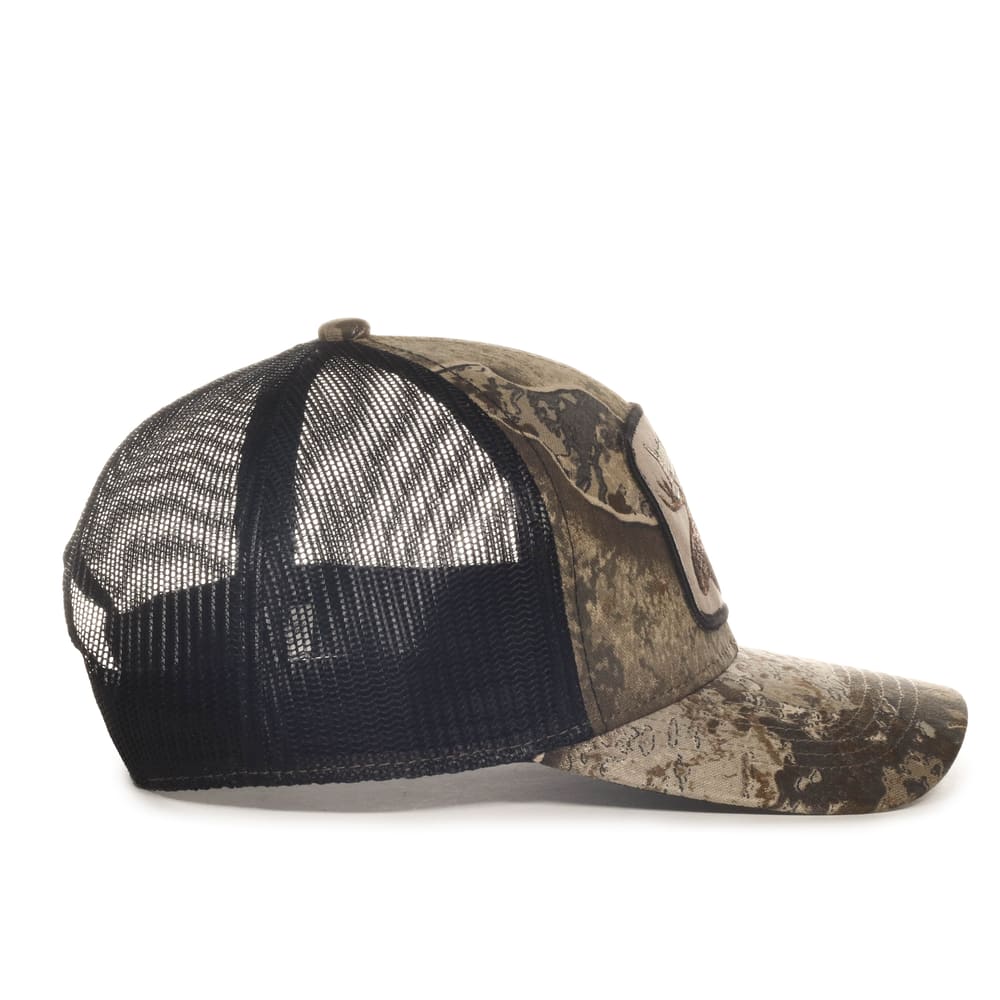 Realtree Escape Camo Moose Patch Black Mesh Back Unisex Baseball Cap ...