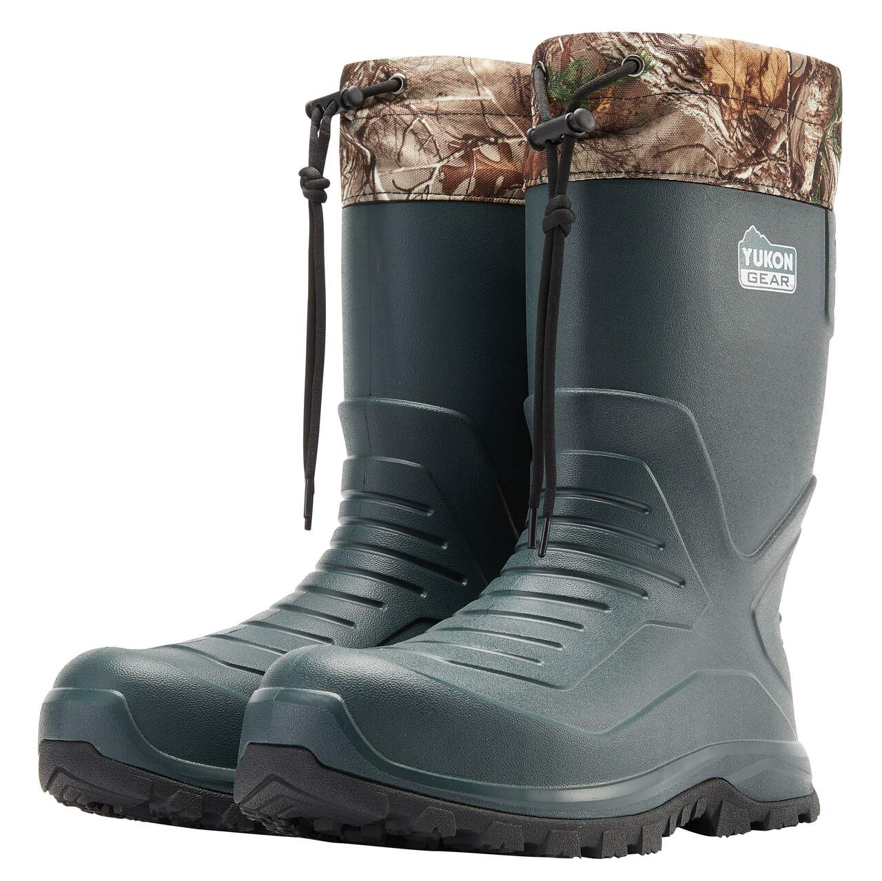 Yukon Gear Men's Lightweight WaterProof Insulated Hunting Boots,Comfort  Rated to -35, Dark Green